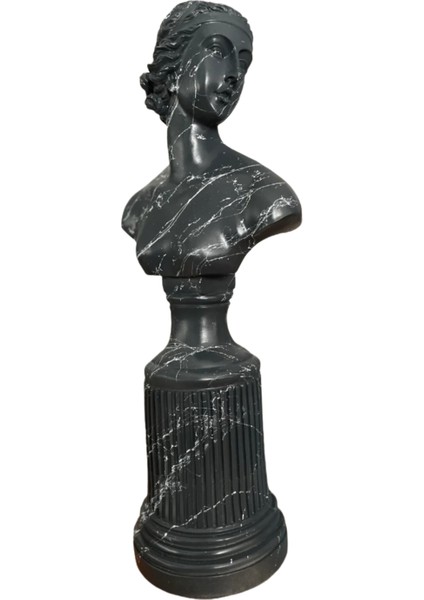 Diana Artemis Mermer Efekt Dekoratif Biblo Heykel