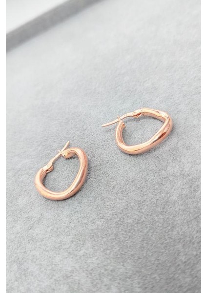 Dalgalı Gümüş Şarnel Küpe modelleri