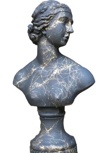 Diana Artemis Mermer Efekt Dekoratif Biblo Heykel