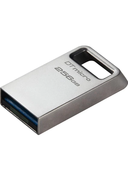 DTMC3G2-256GB DataTraveler Micro 200MB-s Metal USB 3.2 Gen 1 Flash Bellek