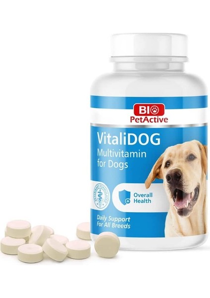 Vitalidog Köpekler Için Multivatimin Tablet (Köpekler Için VITAMIN)150TABLET