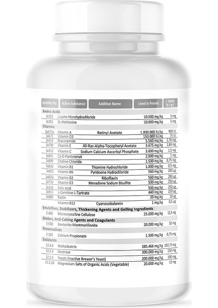 Vitalidog Köpekler Için Multivatimin Tablet (Köpekler Için VITAMIN)150TABLET