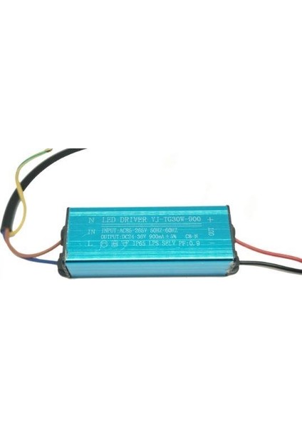 LED Sürücü Trafo Güç Kaynağı 30W AC85 265V Dc 24-36V IP65