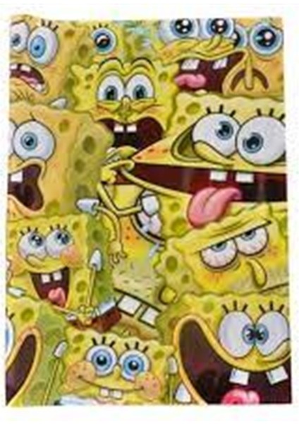 Rulo Kaplık Şeffaf Spongebob
