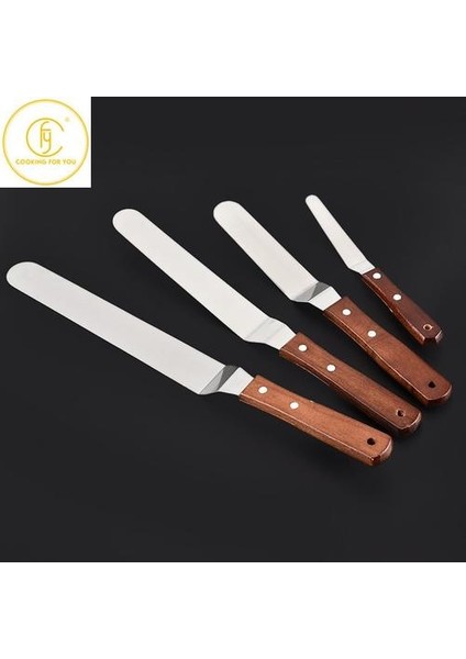 8/10/12/14 " Paslanmaz Çelik Spatula Çok Boyutlu Pişirme Aksesuarları (Yurt Dışından) fırsatları