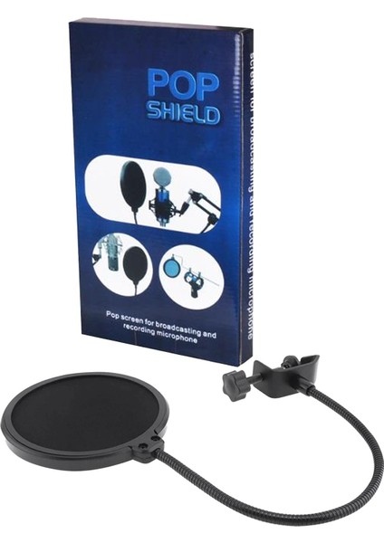 Stüdyo Mikrofon Pop Filtre - Pop Filter Gürültü Engelleyici