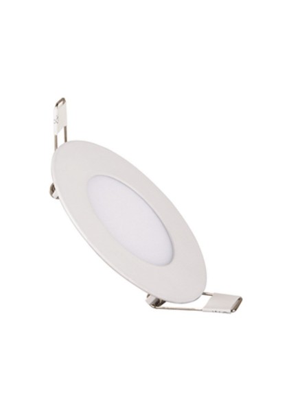 6 Watt Sıva Altı Yuvarlak Slim LED Panel Beyaz