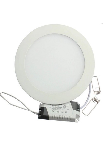 6 Watt Sıva Altı Yuvarlak Slim LED Panel Beyaz
