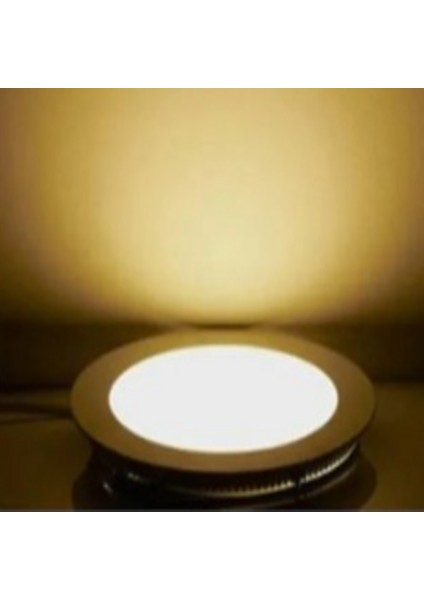 12 Watt Sıva Altı Yuvarlak Slim LED Panel Gün Işığı