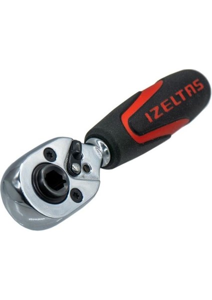 Izeltaş 1507062110 1/4” Lokma/bits Tutuculu Cırcır Kolu (72 Diş)