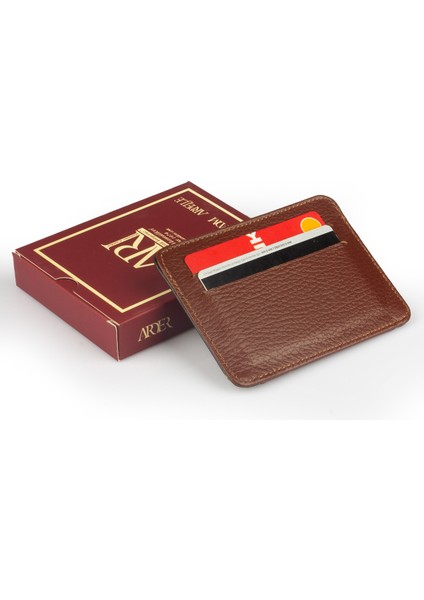 AR-310 %100 Deri Kart ve Para Bölmeli Kartlık