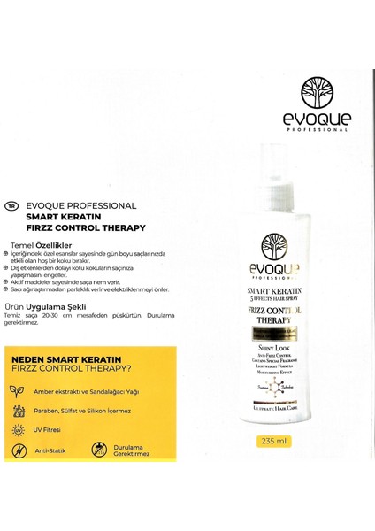 Frızz Control Therapy 235 ml (Saç Parfümü) modelleri