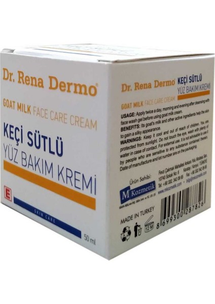 Dermo Keçi Sütlü Yüz Bakım Kremi 50 ml fiyatları
