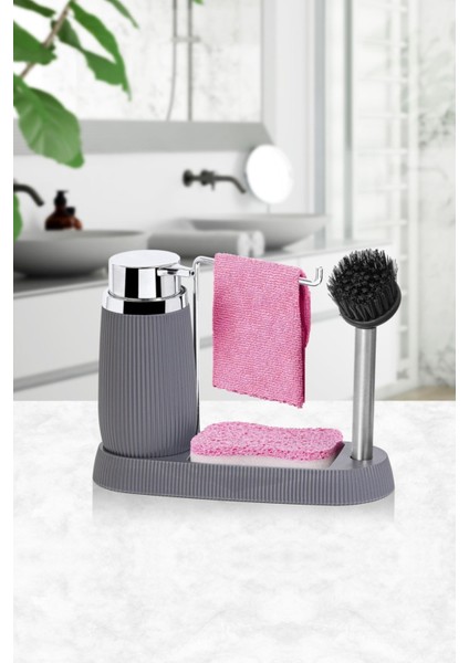 Antrasit Premium Lavabo Seti