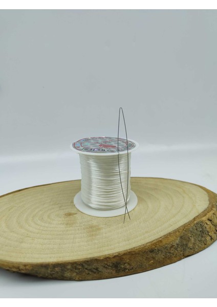 Lastikli Ip Misina (Taş Dizme Iğnesi Hediyeli) (25 Metre)