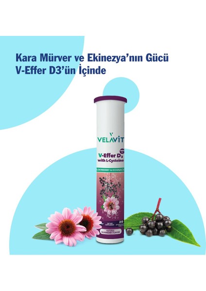 V-Effer C 1000 Mg + V-Effer D3 With L-Cysteine modelleri