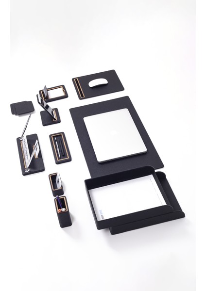 Capella Deri Sümen Takımı 11 Parça Ikili Evrak Raflı fiyatları