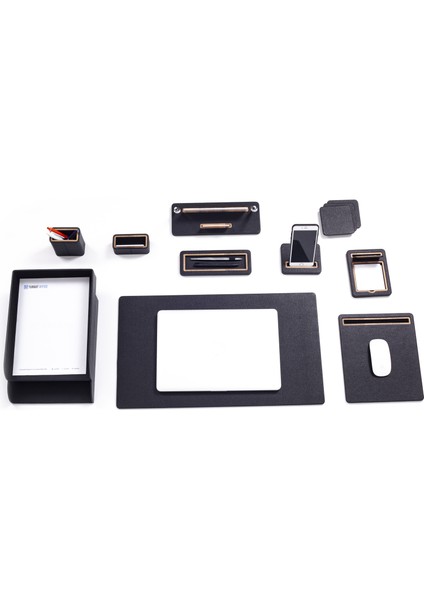 Capella Deri Sümen Takımı 11 Parça Ikili Evrak Raflı fırsatları