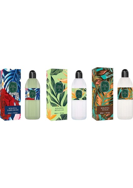 Kolonya Paris Gecesi, Beyaz Çay ve Tütün Pet Şişe 400 ml