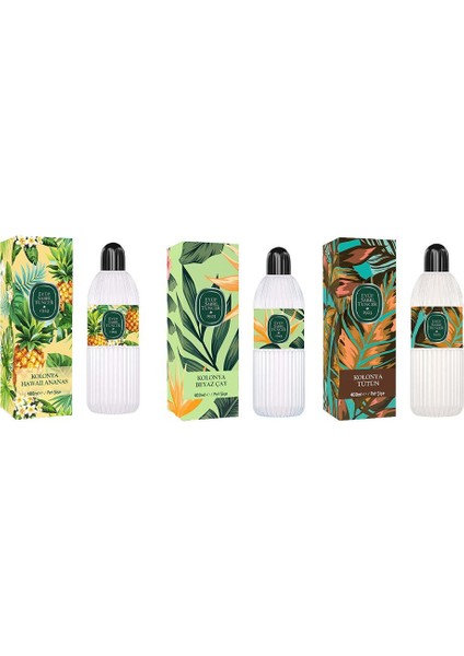 Kolonya Hawaii Ananas, Beyaz Çay ve Tütün Pet Şişe 400 ml