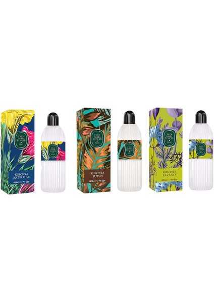 Kolonya Hatıralar, Tütün ve Lavanta Pet Şişe 400 ml