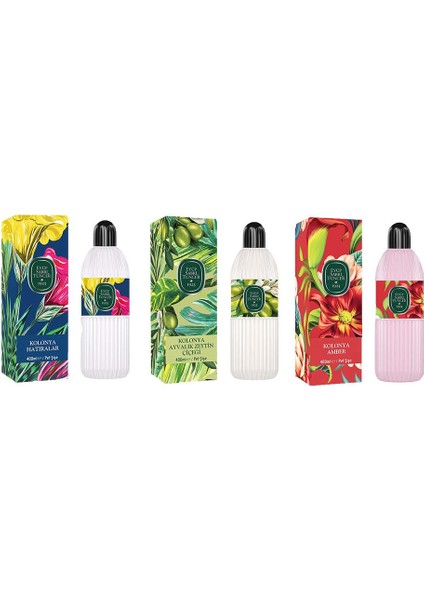 Kolonya Hatıralar, Ayvalık Zeytin Çiçeği ve Amber Pet Şişe 400 ml