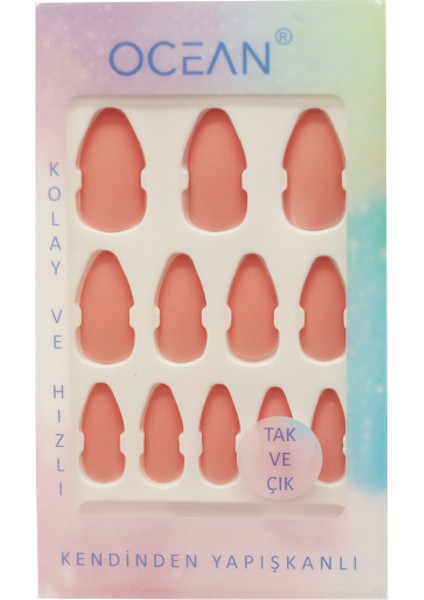 Takma Tırnak Tak ve Çık Kendinden Yapışkanlı - 753