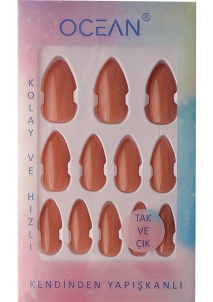 Takma Tırnak Tak ve Çık Kendinden Yapışkanlı - 760