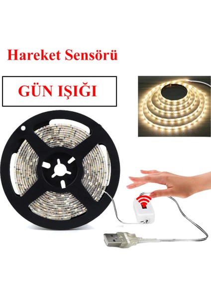 3 Metre Sensörlü Su Geçirmez Akıllı LED Şerit Işık