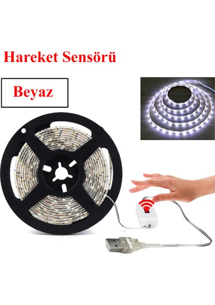 3 Metre Sensörlü Su Geçirmez Akıllı LED Şerit Işık