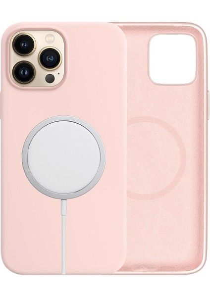 Magsense Apple iPhone 13 Pro Max Chalkpınk Kapak