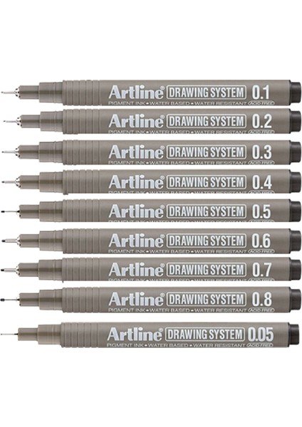 Teknik Çizim Kalemi 9’lu Set