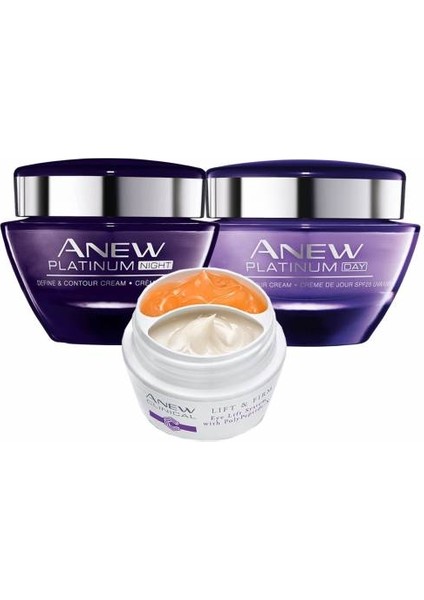 Anew Platinum Gece Gündüz ve Göz Çevresi Bakım Paketi 55 Yaş Üzeri