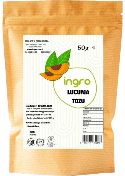 Ingro Lucuma Tozu 50 gr