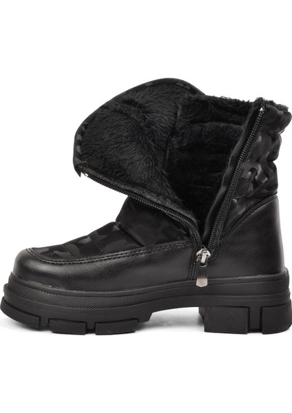Belz-F Siyah Içi Kürklü Fermuarlı Çocuk Kar Botu fiyatları
