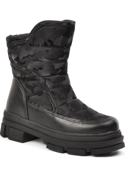 Belz-F Siyah Içi Kürklü Fermuarlı Çocuk Kar Botu modelleri
