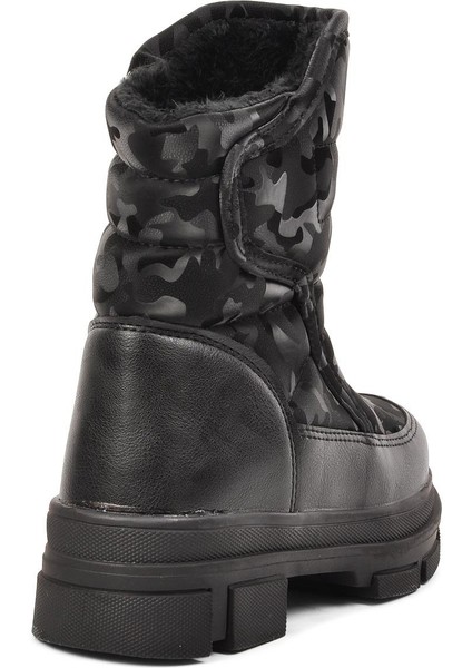 Belz-F Siyah Içi Kürklü Fermuarlı Çocuk Kar Botu fırsatları