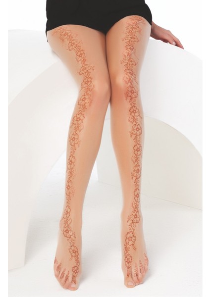 Henna Külotlu Çorap