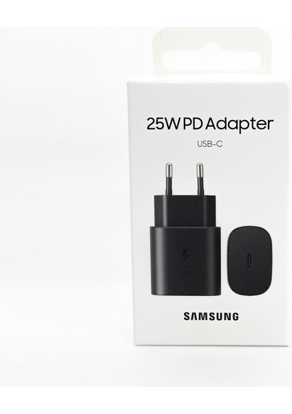 Galaxy S22 5g Type-C Fast Şarj Adaptörü 25W Siyah