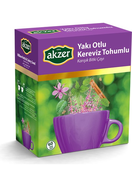 Yakıotlu Kereviz Tohumlu Çay 60’lı