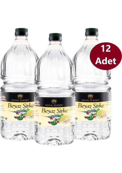 Beyaz Sirke Limon 2 lt x 12