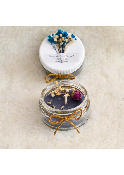 Düğün Söz Nişan Kına Sünnet Doğum Hediyelik Kavanoz Kokulu Mum 50'li fırsatları