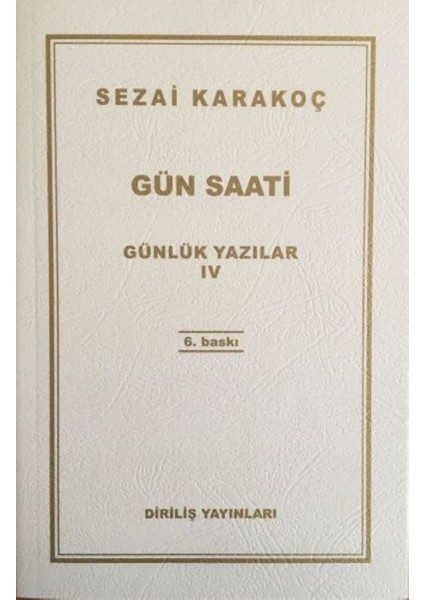 Gün Saati Günlük Yazılar Iv