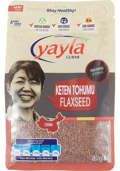 500 gr Yayla Gurme Keten Tohumu