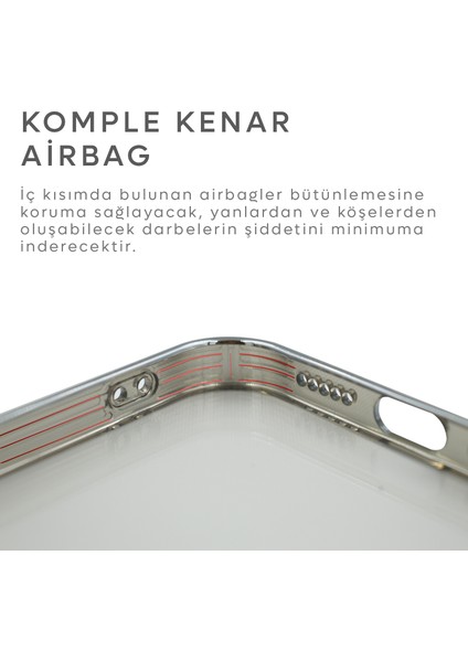 Apple iPhone 12 Kılıf Şeffaf Kamera Lens Koruyuculu Kenar Renkli Yumuşak Silikon