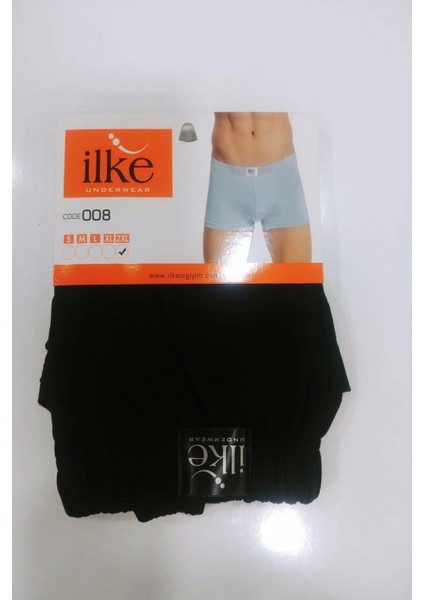 Ilke Erkek Pamuklu Likralı Boxer 008 - 3 Adet fiyatları