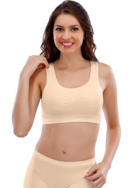 Kadın Kalın Askılı Pedli Sütyen Büstiyer 12000 - 2 Adet