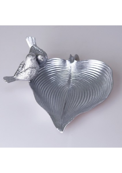 Dekoratif Kuşlu Tabak Gümüş fiyatları