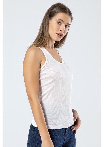 900 Ekru Kadın Viskon Sporcu Body modelleri