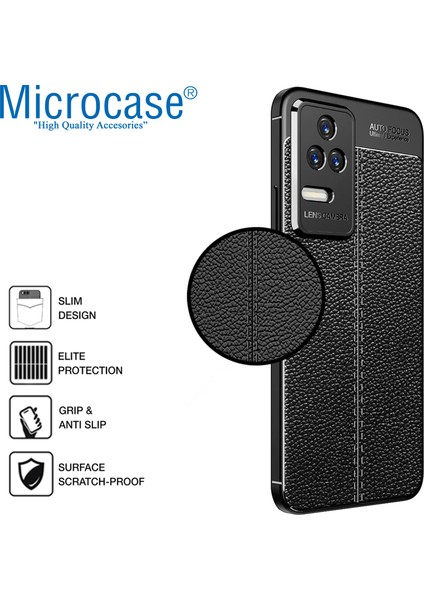 Xiaomi Poco F4 Leather Tpu Silikon Kılıf - Siyah fiyatları